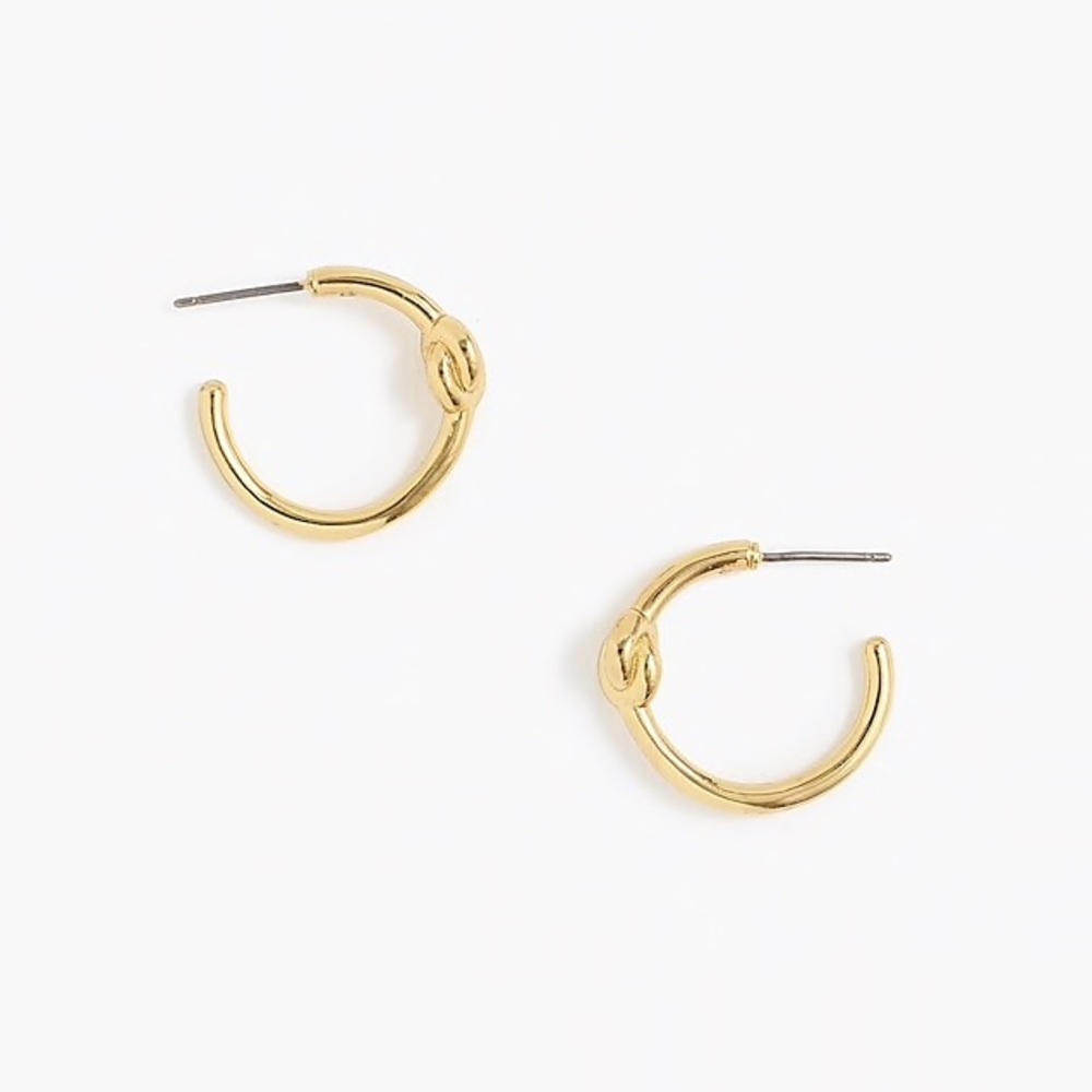 Charming Charlie Gold Knot Earrings